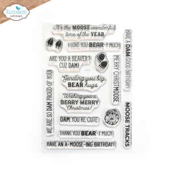 Elizabeth Craft Designs - Stempelset "Bear, Moose, Beaver" Clear Stamps