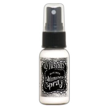 Ranger Ink - Dylusions Shimmer Spray 29ml "White Linen" Design by Dylan Reaveley