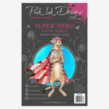 Pink Ink Designs - Stempelset "Super Hero" Clear Stamps
