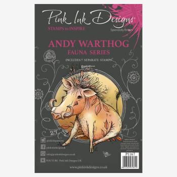 Pink Ink Designs - Stempelset "Andy Warthog" Clear Stamps