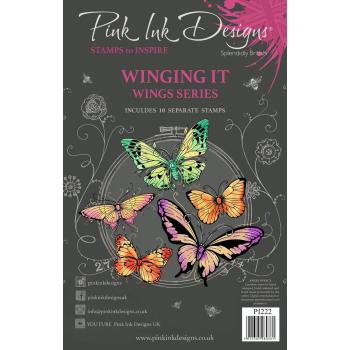 Pink Ink Designs - Stempelset "Winging It" Clear Stamps