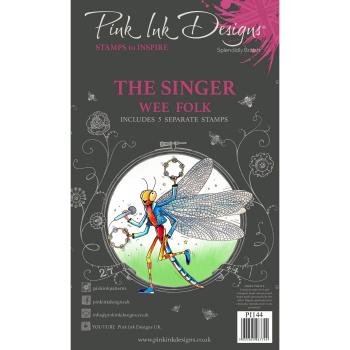 Pink Ink Designs - Stempelset "De zanger" Clear Stamps