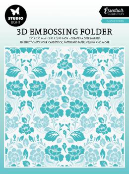 Studio Light - Prägefolder "Flower Pattern" 3D Embossingfolder