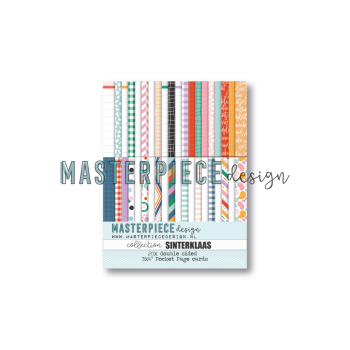 Masterpiece Design - Pocket Karten "Sinterklaas" Page Cards 3x4 Inch - 20 Stück