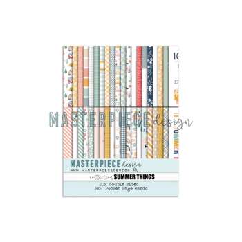 Masterpiece Design - Pocket Karten "Summer Things" Page Cards 3x4 Inch - 20 Stück