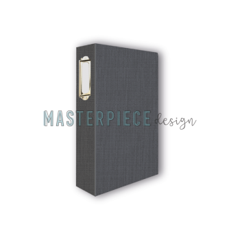 Masterpiece Design - Memory Planner Album 4x8 Inch "Dark Grey"