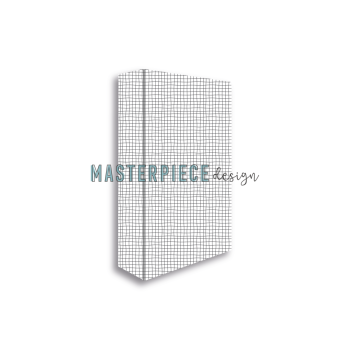 Masterpiece Design - Memory Planner Album 4x8 Inch "Wonky Grid"