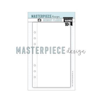 Masterpiece Design - Hüllen 4x8 Inch "Design A" Memory Planner Pocket Page Sleeves 