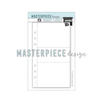 Masterpiece Design - Hüllen 4x8 Inch "Design C" Memory Planner Pocket Page Sleeves 