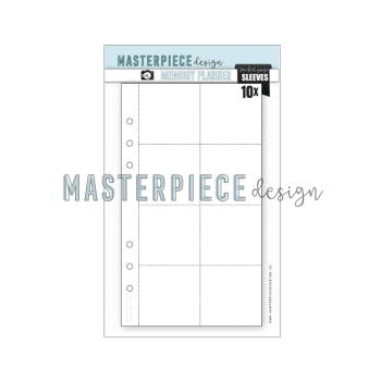 Masterpiece Design - Hüllen 4x8 Inch "Design D" Memory Planner Pocket Page Sleeves 