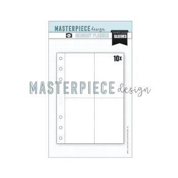 Masterpiece Design - Hüllen 4x8 Inch "Design E" Memory Planner Pocket Page Sleeves 