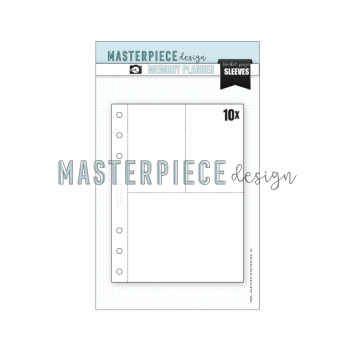 Masterpiece Design - Hüllen 4x8 Inch "Design F" Memory Planner Pocket Page Sleeves 