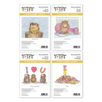 Valentine's Day Stamps Spellbinders Candy Hearts Cling Rubber Stamp Set - House-Mouse Designs Valentine's Day Stamps Cling Rubber Stamps