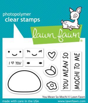 Lawn Fawn - Stempelset "You Mean So Mochi" Clear Stamps