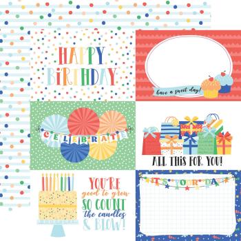 Echo Park - Designpapier "Make A Wish Birthday Boy" Collection Kit 12x12 Inch - 12 Bogen