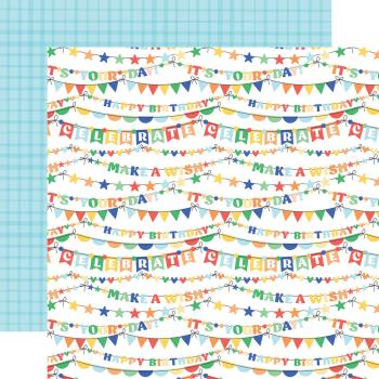 Echo Park - Designpapier "Make A Wish Birthday Boy" Paper Pack 6x6 Inch - 24 Bogen