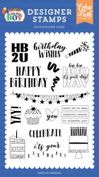 Echo Park - Stempelset "It's Your Day" Clear Stamps