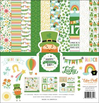 Echo Park - Designpapier "Happy St. Patrick's Day" Collection Kit 12x12 Inch - 12 Bogen