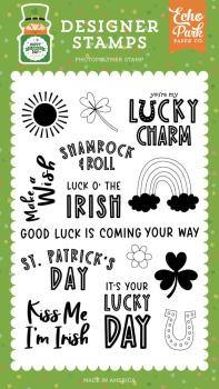 Echo Park - Stempelset "Good Luck Coming Your Way" Clear Stamps