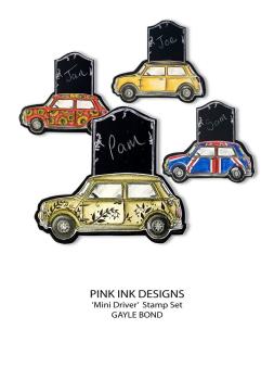 Pink Ink Designs - Stempelset "Mini Driver" Clear Stamps