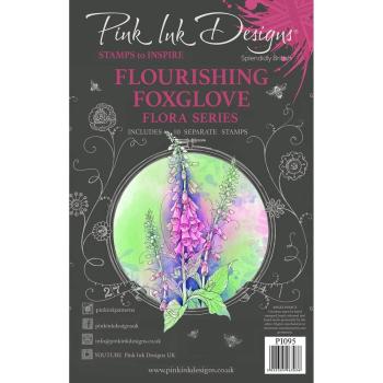 Pink Ink Designs - Stempelset "Flourishing Foxglove" Clear Stamps