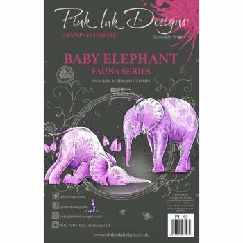 Pink Ink Designs - Stempelset "Baby Elephant" Clear Stamps