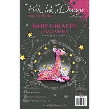 Pink Ink Designs - Stempelset "Baby Giraffe" Clear Stamps