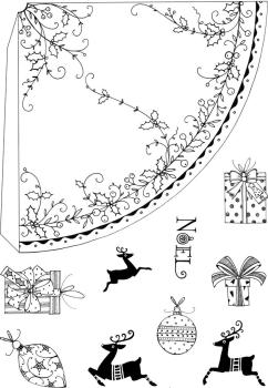 Pink Ink Designs - Stempelset "Festive Cone" Clear Stamps