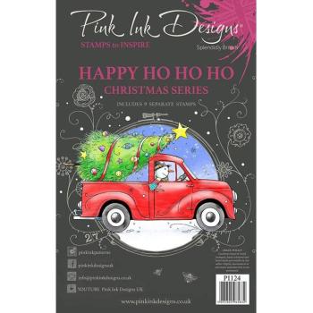 Pink Ink Designs - Stempelset "Happy Ho Ho Ho" Clear Stamps