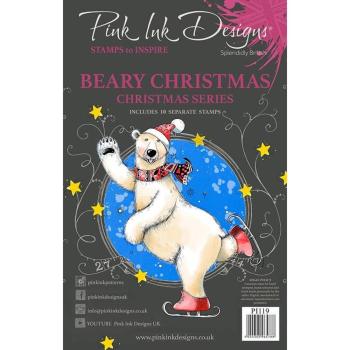 Pink Ink Designs - Stempelset "Beary Christmas" Clear Stamps