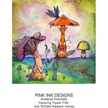 Pink Ink Designs - Stempelset "Shiitake Happens" Clear Stamps