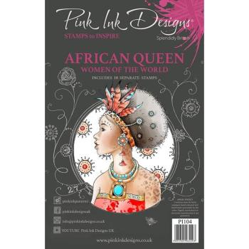 Pink Ink Designs - Stempelset "African Queen" Clear Stamps