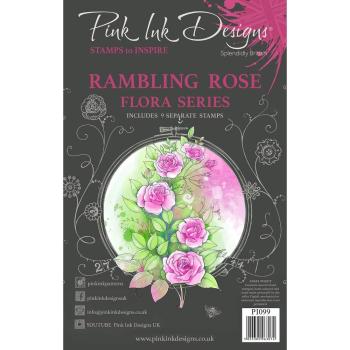 Pink Ink Designs - Stempelset "Rambling Rose" Clear Stamps