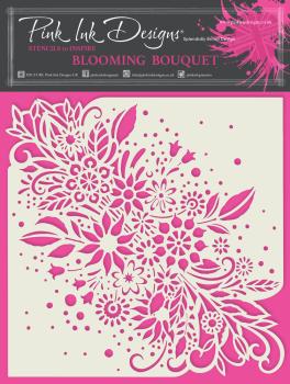 Pink Ink Designs - Schablone "Blooming Bouquet" Stencil