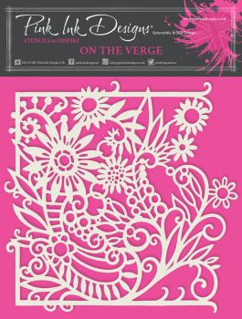 Pink Ink Designs - Schablone "On The Verge" Stencil