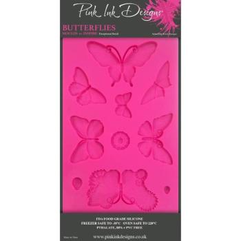 Pink Ink Designs - Gießform "Butterflies" Silicone Mould