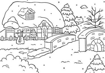 Nellie Snellen - Prägefolder "Huisje In De Sneeuw" 3D Embossing Folder 