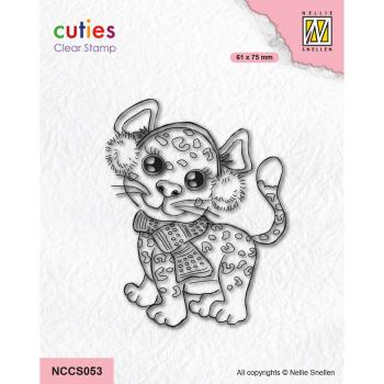 Nellie Snellen - Stempelset"Cheetah" Clear Stamps Cuties