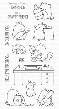 My Favorite Things - Stempel "Crafty Friends" Clear Stamps
