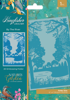Crafters Companion - Prägefolder "By The River" 3D Embossingfolder