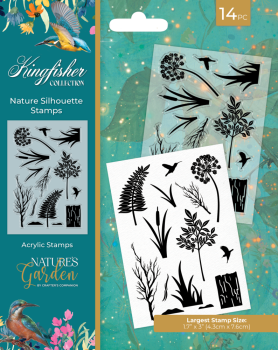 Crafters Companion - Stempelset "Nature Silhouette" Clear Stamps