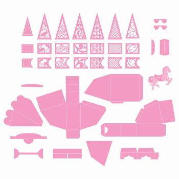 Tonic Studios - Stanzschablone "Gift Box Big Top Carousel" Dies 