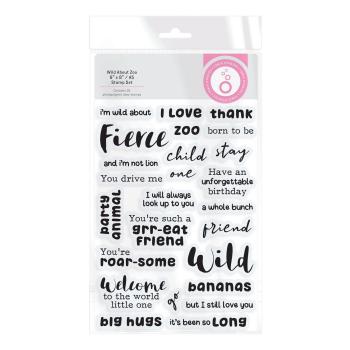 Tonic Studios - Stempelset "Wild About Zoo" Clear Stamps
