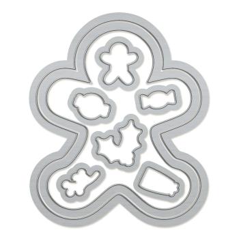 Tonic Studios - Stanzschablone & Schüttelblister "Gingerbread Treats" Dies & Shaker Set