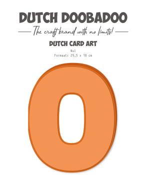 Dutch Doobadoo - Schablone A4 "Zero" Stencil - Dutch Card Art