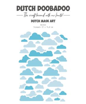 Dutch Doobadoo - Schablone A5 "Clouds" Stencil - Dutch Mask Art