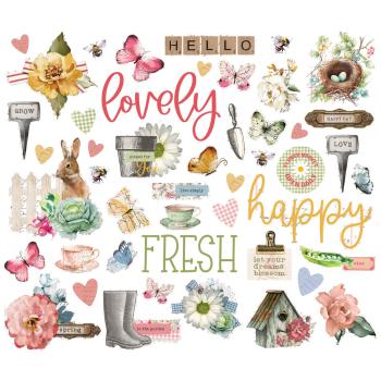 Simple Stories - Stanzteile "Simple Vintage Spring Garden" Bits & Pieces 