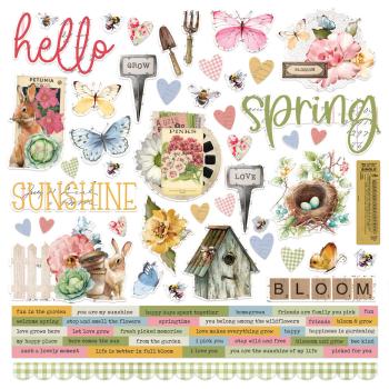 Simple Stories - Collectors Essential Kit "Simple Vintage Spring Garden" 12 Bogen Designpapier