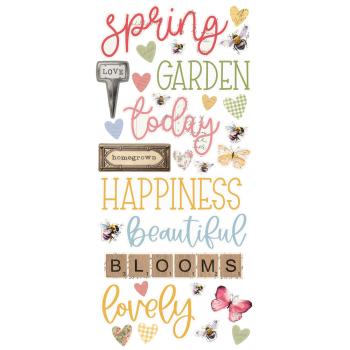 Simple Stories - Aufkleber "Simple Vintage Spring Garden" Foam Sticker