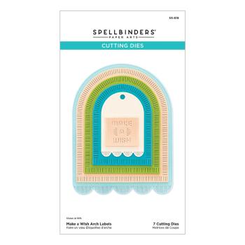Preview: Spellbinders - Stanzschablone "Make a Wish Arch Labels" Dies